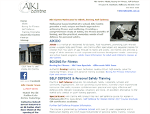 Tablet Screenshot of aikicentre.com.au